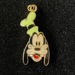 Vintage Goofy Enamel Charm 1” Trading Pin Sold Without Chain Disney Parks